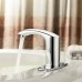 Tap Contemporary Centerset Touch/Touchless with Brass Valve Hands free One Hole for Chrome   Bathroom Sink Faucet - B0777LL45V